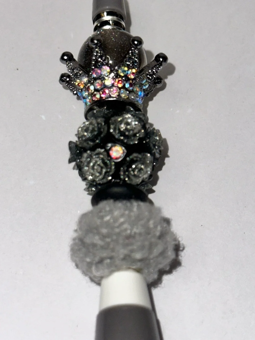 Embellished Black & Silver Decorative Box Cutter